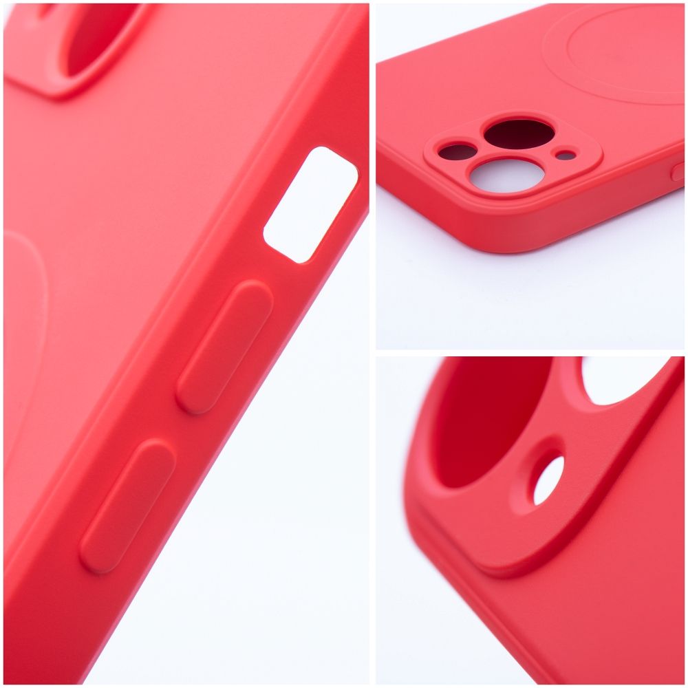 Husa Protectie Soc Silcon Mat Comaptibila MagSafe Samsung S24 Ultra -Rosu - 2 | YEO